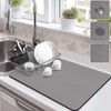 ZEAVOLA Dish Drying Mat for Kitchen Countertops,Absorbent Drying Mat Large