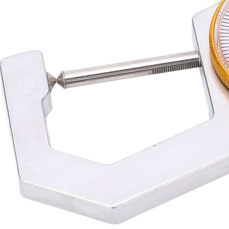 Thickness Gauge Tool Round Dial Indicator Handheld Portable Tester Caliper