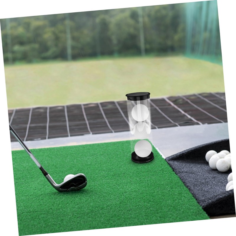 VICASKY 2Pcs Golf Ball Tube Transparent Plastic Holder for Golf
