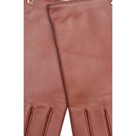 Coach SCULPTED C WOMENS LEATHER TECH GLOVE