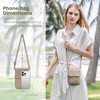 befen Soft Leather Cell Phone Bag for Women Small Crossbody