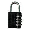 Padlock 4 Digit Combination Lock Security Home - Black