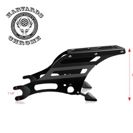 Detachable Two-Up Mounting Luggage Rack Quick Release Trunk Base Mount Tour Pak Rack Fits for Indian Chieftain Dark Horse Roadmaster Challenger Springfield Vintage 2014-2024