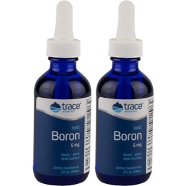 Trace Minerals | Boro iónico líquido 6 mg 2 onzas |Liquid Ionic Boron 6 mg 2 oz