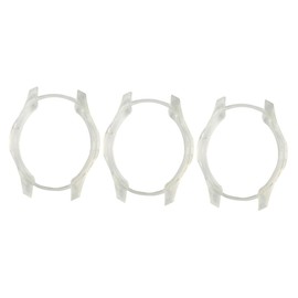 Housoutil 3pcs Transparent TPU Shock Case for Smartwatch Slim Protective Cover Easy Access to Buttons Scratch-Resistant Design Lightweight and Elegant Frame