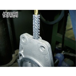 TRUSCO TB-5731 Screw Brush for Electric Use, Abrasive Nylon Wire 0.45 x Outer Diameter 0.45 x Diameter 0.4 x Diameter 0.4 x Axis Φ6