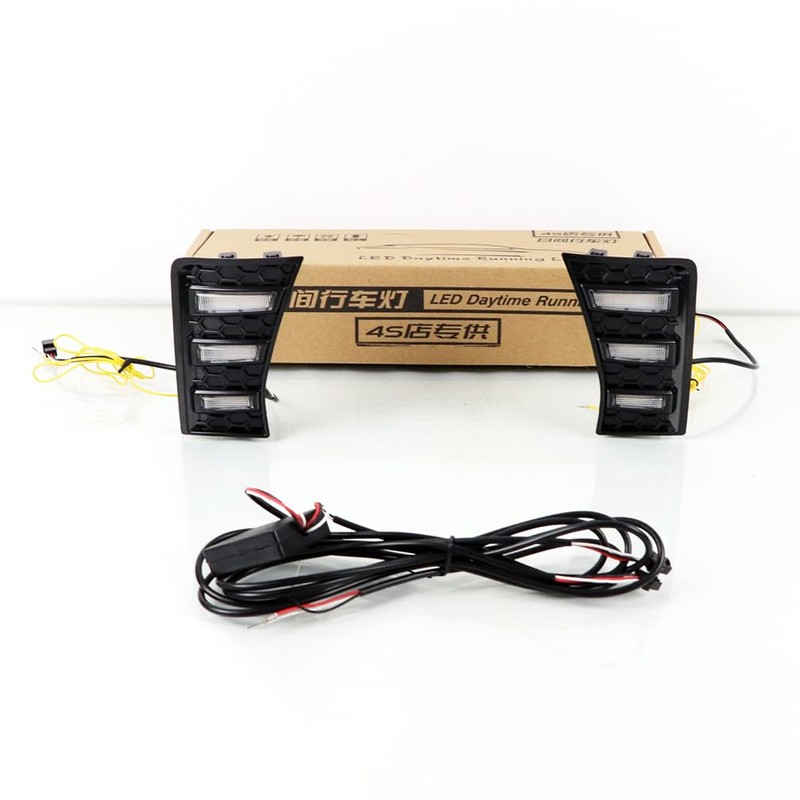 ECAHAYAKU LED Front Bumper DRL Fit For 2023-2025 Toyota Sequoia