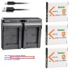 Kastar NP-BN1 BC-CSN Battery or Dual Charger for Sony Cyber-shot