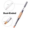 ZXUY Polygel Nail Brush and Picker Tool Dual-Ended 2 IN