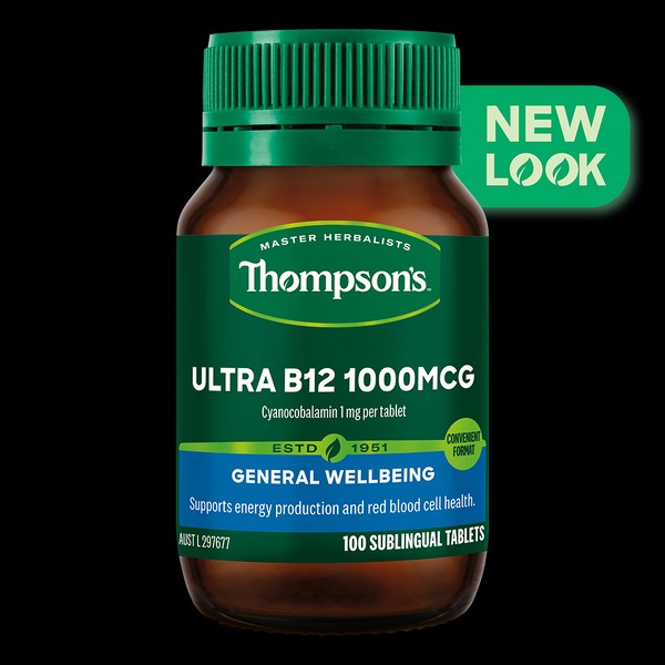Thompsons Ultra B12 1000mcg 100 Tablets