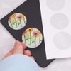 24 x 40mm Round 'Colourful Poppies' Stickers (SK00072184)