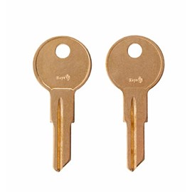 KEYS22 CH510 Pair of 2 Replacement Keys for Locks with CH510 Code Cut to Code