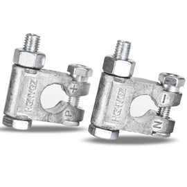 Battery Terminals,Anti-Corrosion Battery Terminal Connectors,Quick Release Military Battery Terminal,Heavy Duty Battery Terminal Set for Marine Car Boat RV and Vehicles (1 Pair)