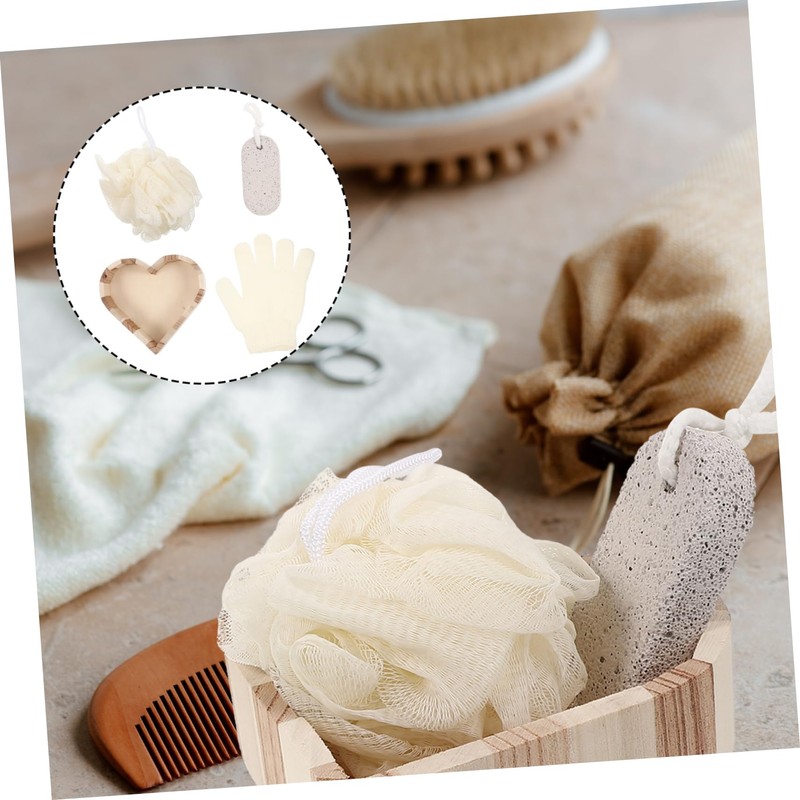 IWOWHERO Foot Scraper Body Scrubber Set Bath Tool Kit Ideal