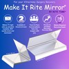 8" Wide 2-Way Make It Rite Mirror for Face Down