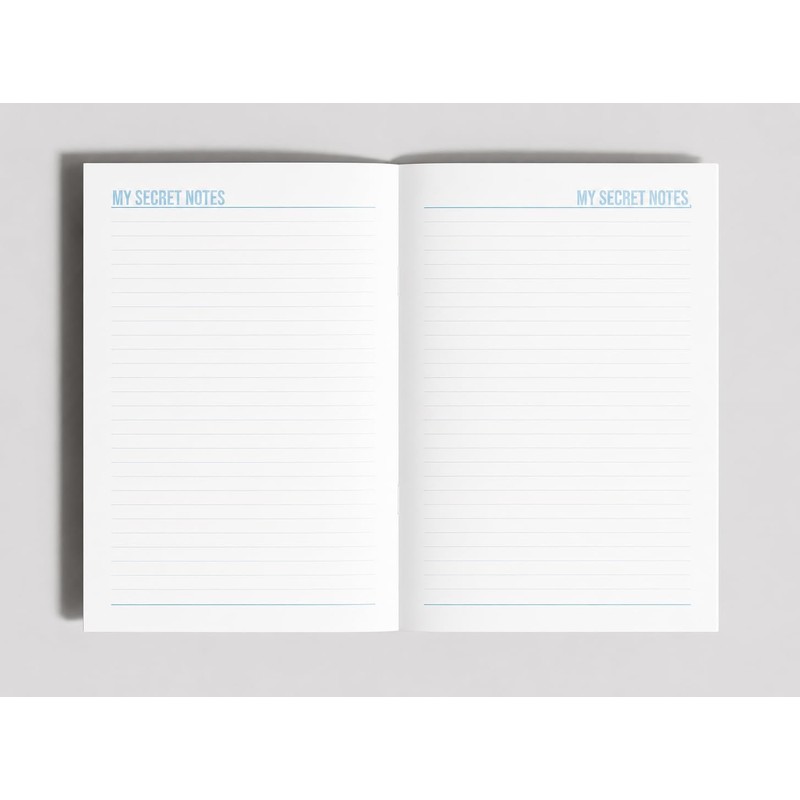 Sixstore A6 Undated Boys Top Secret Diary with Ribbon Divider,