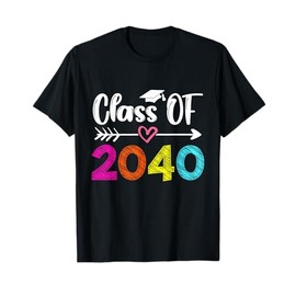 Class of 2040 Grow with Me First Day of Kindergarten T-Shirt