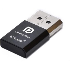 EVanlak Displayport Headless Ghost Emulator 1080P Plug And Play For Pc Gpu Processing