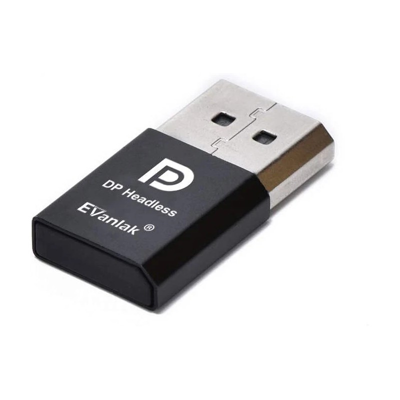 EVanlak Displayport Headless Ghost Emulator 1080P Plug And Play For