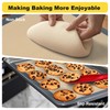 Silicone Baking Mat, 16.5" x 11.6" Silicone Cookie Sheets for