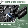 Glorider 7 Spline Lug Nuts Key Socket, 1/2 Inch Drive