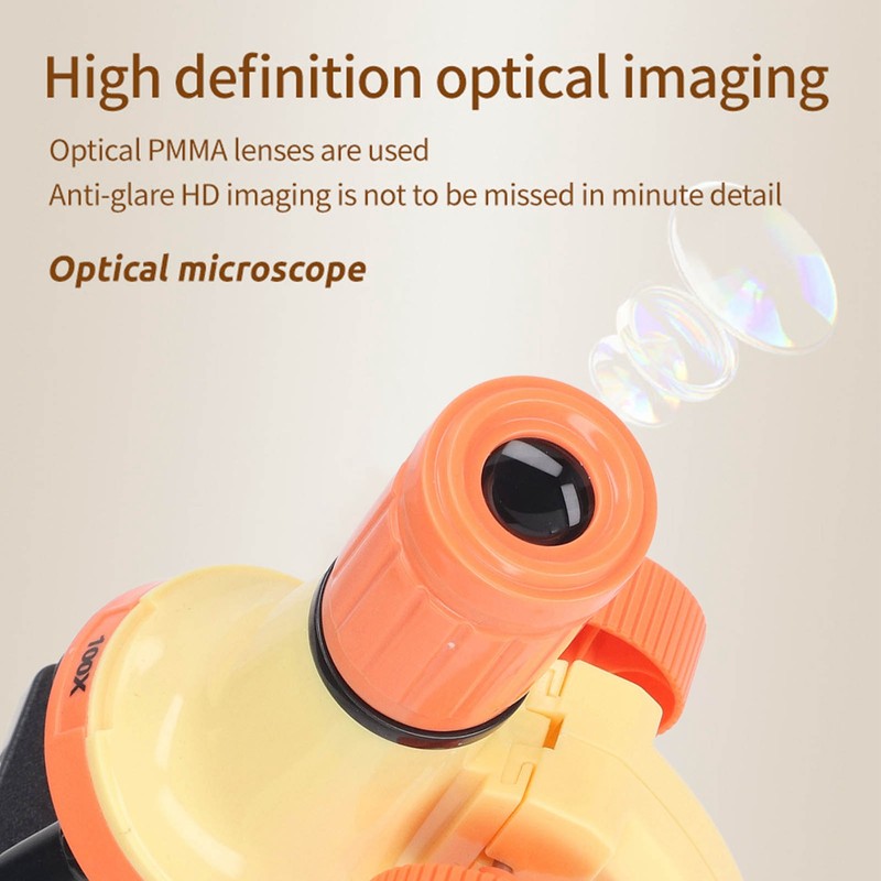 Microscope Toy Educational Biological Laboratory Tool Microscope Toy for Children