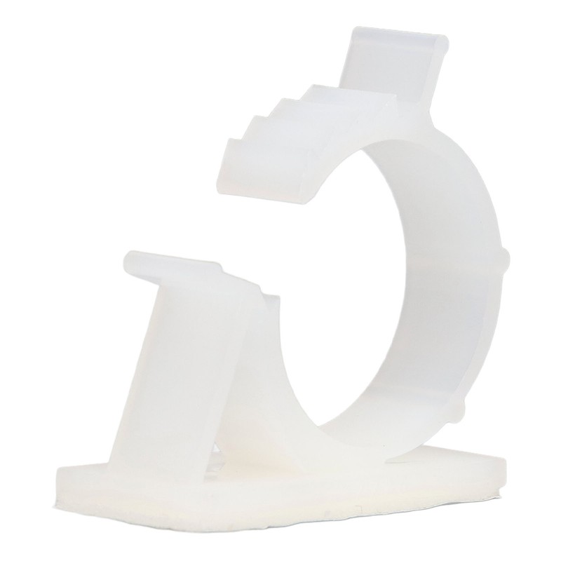 100Pcs Cable Management Clip Adjustable Adhesive PA66 Nylon Cord Organizer
