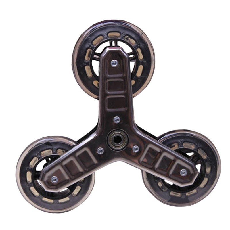 perfk Triangular Frame Wheel Trolley for Shopping Bags, Trolley