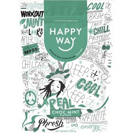 Happy Way Whey Protein Powder Choc Mint 500g