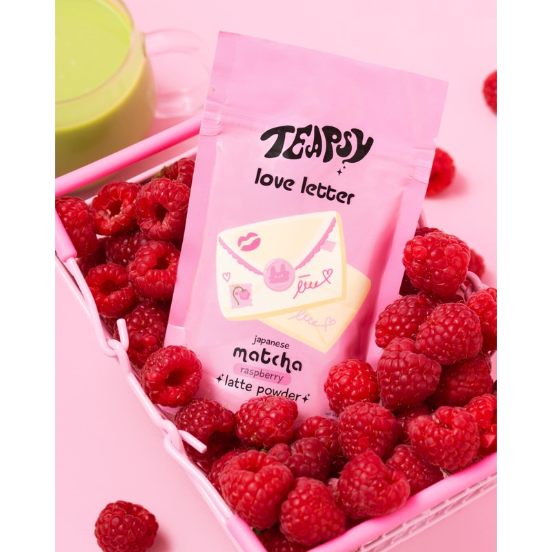 Teapsy "Love Letter" Raspberry Matcha | Ceremonial Grade | 20