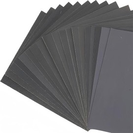 60 Grit Sandpaper 230 x 280mm Dry and Wet Sandpaper 10 Pcs Polishing Abrasive Waterproof Paper