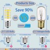(5Pack) E17 LED Bulb Dimmable,E17 Intermediate Base,T7 4W 40W Incandescent