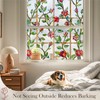 ALIUNI Stained Glass Window Film, Window Privacy Film Frosted Faux