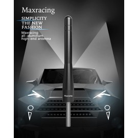 MAXRACING Short Truck Antenna Compatible with 1998-2026 Dodge RAM Trucks 1500 2500 3500 / Carwash Safe/Aluminum Replacement Antenna