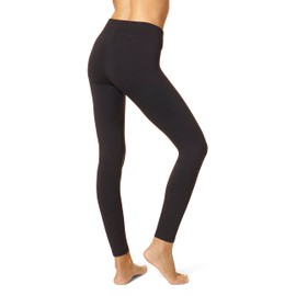 HUE Women's Legging, Black, Small