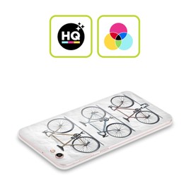 Head Case Designs Printed Fast Retro Bikes Soft Gel Handyhülle Hülle kompatibel mit Oppo F17