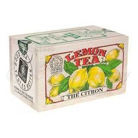 The Metropolitan Tea Company 62WD-618B-002 Lemon 25 Teabags in Wood Box