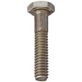 Steel Hex Bolt, Grade 2, Plain Finish, Hex Head, External Hex Drive, Meets ASME B18.2.1/ASTM A307, 3" Length, Fully Threaded, 1"-14 Threads (Pack of 5)