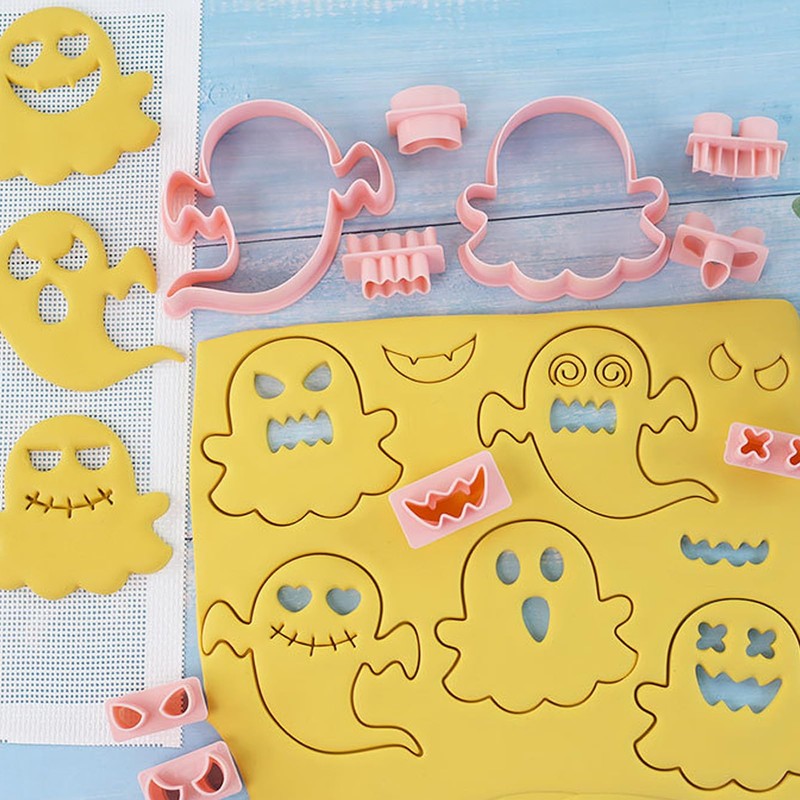ハロウィン クッキー型 パンプキン 8種類 かぼちゃ お化け 幽霊 クッキー型 製菓用品 キッチン