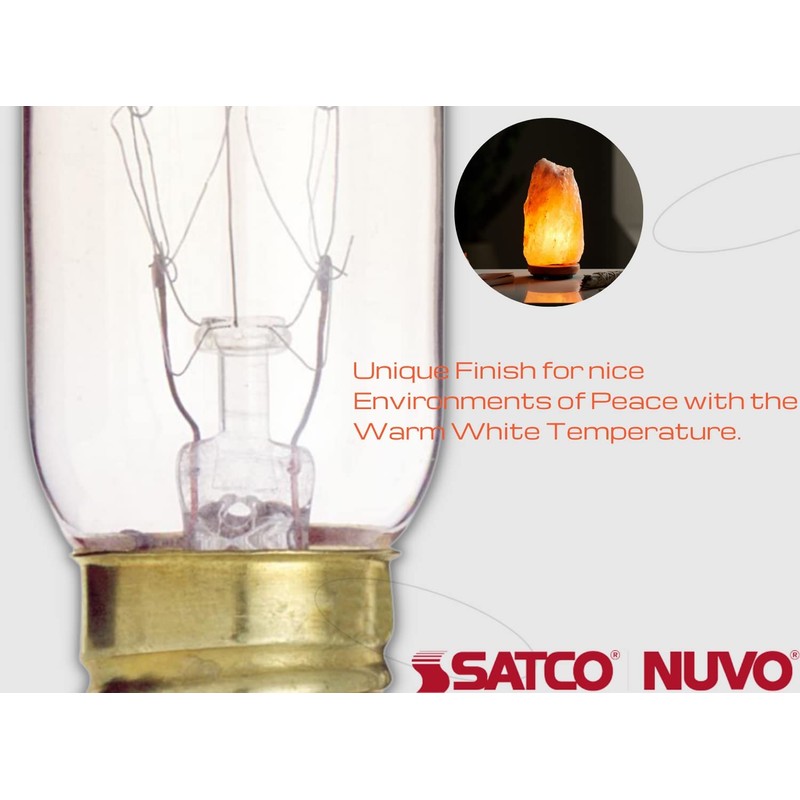 Satco S3911-15 Watt T7 Incandescent Light Bulbs - 2700K (10