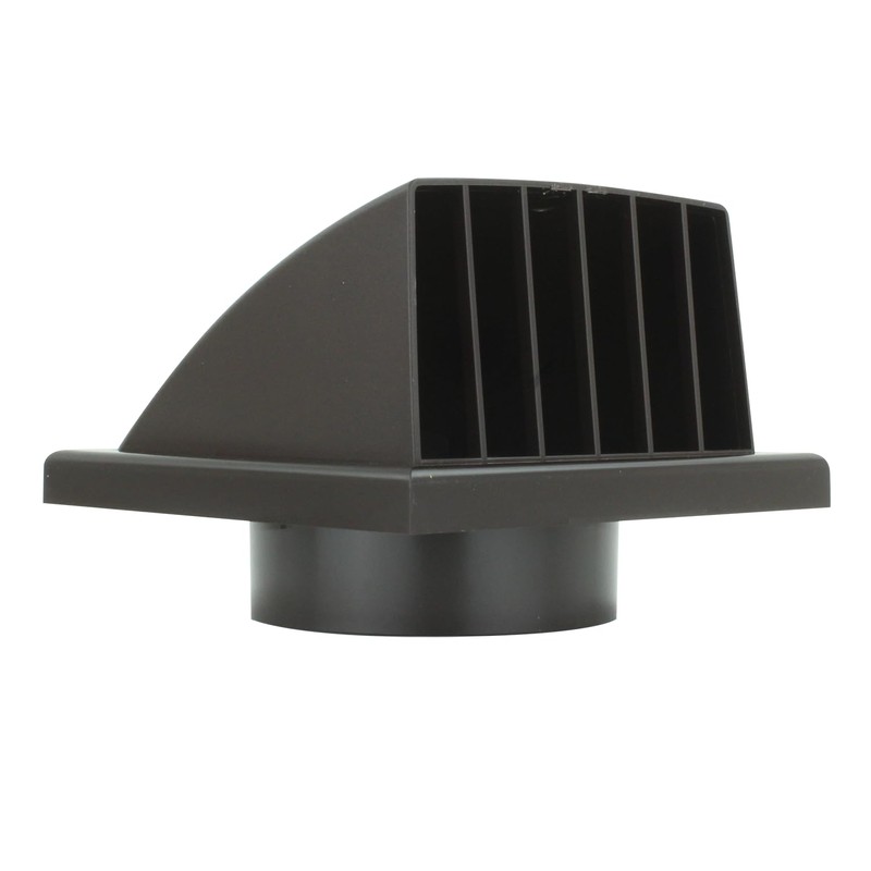 Vents 4 inch 100 mm Brown External Hooded Cowled Extractor