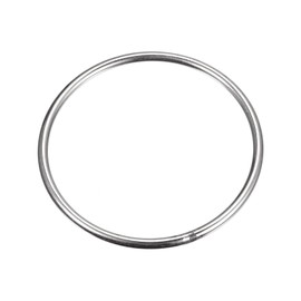 sourcing map Stainless Steel 304 O Rings, 1 Piece 100 mm (3.94) Outer Diameter 5 mm Thickness Multi-Purpose Metal Welded O-Ring Round Ring