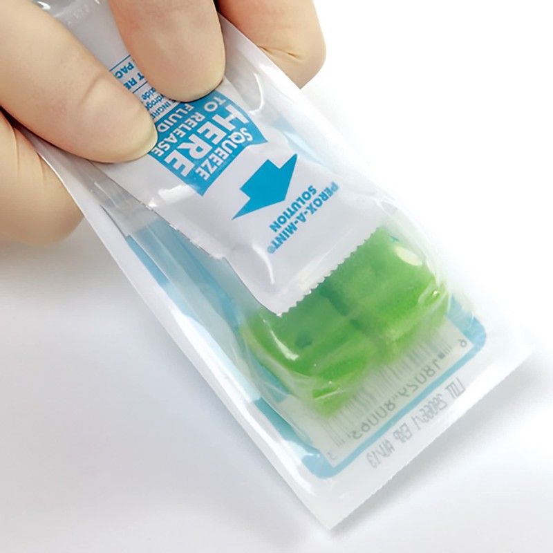 Toothette® Oral Care Single Use Suction Swab System with Perox-A-Mint