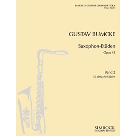 Studies: 36 Études faciles tirées de méthodes d'autres instruments. op. 43/2. saxophone.