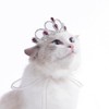 Lovelyshop Pet series Purple Gem Rhinestone Dog/Cat Tiara Crown for