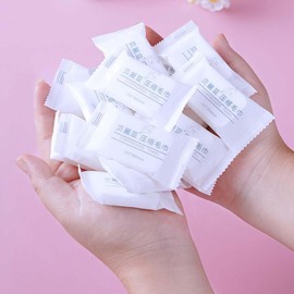 Astraescly Compressed Towels 20PCS Disposable Compaing Towels, Compressed Magic Towel for Travel, Camping, Hiking (10x12in)