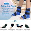 Relief Expert Ankle Ice Pack Wrap 2 Packs – Reusable