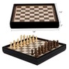 Pip Games 14 inches Wooden Chess Set for Adults and