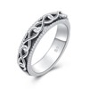 Fidget Ring Sterling Silver Infinity Spinner Ring Eternity Infinity Anxiety
