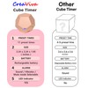 CreaViva Cube Pomodoro Timer, Rechargeable Small Cute, Timer for Kids